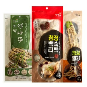 삼계탕 재료 100g 국산 백숙재료 150g 황기 엄나무 약재, 국산 백숙 티백(국산) 100g, 1개