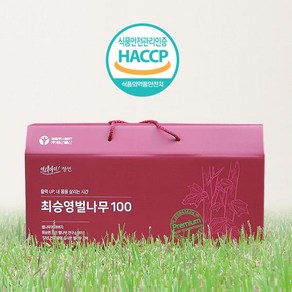 정선 토종벌나무 벌나무즙 100ml 30포