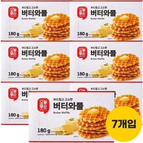 오늘좋은 버터와플 기획 180g*7개, 7개, 180g