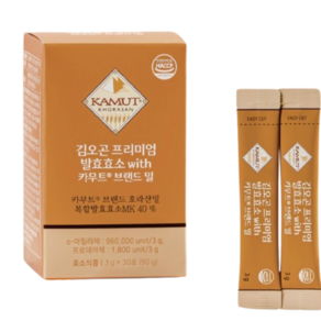 [홀라이프]김오곤 프리미엄 발효효소 with 카무트 브랜드밀 (30포 X 3박스), 90g, 1세트
