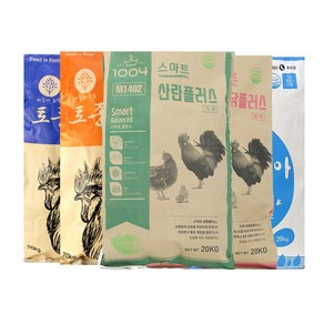 펠리코 닭사료 스마트 산란 플러스, 02 스마트 토종닭 플러스 20kg (펠렛), 1개, 20kg