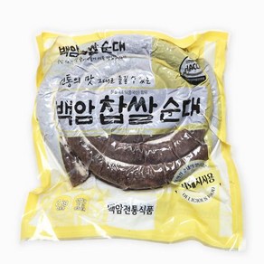 백암전통식품 백암 찹쌀순대 2kg, 1개