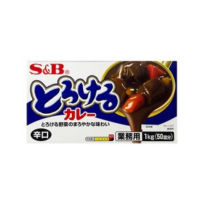 S&B 에스비 업소용 토로케루 카레 매운맛 1kg 1박스 (20개입), 20개