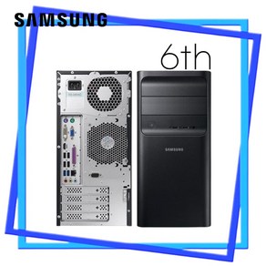 삼성컴퓨터 윈도우11 i5 6세대 미들형 DB400T7 i5-6600 16GB 신품SSD1TB HDD1TB, BK, 1TB, WIN11 Po