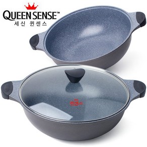 퀸센스 벨라쿡 점보 양수 세라믹 코팅 웍 냄비 36cm, 1개