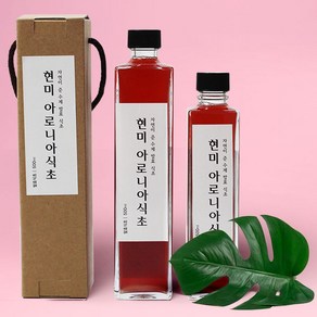 [배금도가][배금초]자연발효 현미 아로니아 식초 500ml / 300ml, 1개