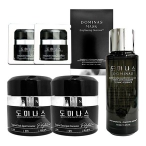 최신상 태극제약 도미나스 트라넥삼산 기미 크림5.0 시즌5 50g 2개+ 에센스70ml 1개+마스크팩 1박스(4매)+샘플2매증정, 1개