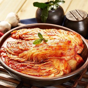 모산장군차김치 진경 포기김치 /매콤 맛있는아삭배추, 1kg, 1개