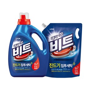 비트 액체세제 일반용 용기3L+리필2L, 1개