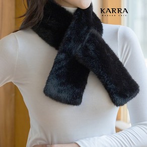 카라 KARRA FAUX밍크슬릿머플러 A4M1037