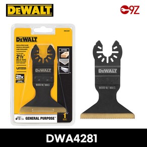 디월트 DWA4281 만능컷터날 못박힌목재절단용 폭65mm 티타늄코팅 멀티컷터날