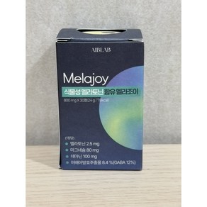 에이브랩 식물성 멜라토닌 2.5mg 함유 멜라조이 식약처 인증 HACCP 테아닌 가바 마그네슘 함유 800mg, 2개, 30정