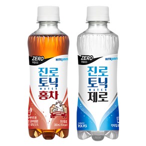 하이트진로 토닉워터 300ml (제로12+홍차12) 24개