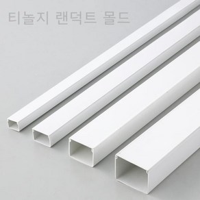 [티테크놀로지] PVC 랜덕트 100mm X 80mm 4호 [백색/1개], 1개