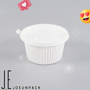 조은팩 고강도 PP 105파이 국물용기 BU 중 백색 500개세트, 1개, 500세트