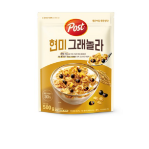 포스트 현미 그래놀라 시리얼, 500g, 6개