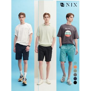 [NIX]남)나일론 밴딩 5부 스탠다드 팬츠(FNPMDYH151P)
