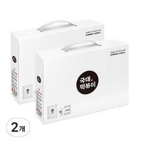 국대떡볶이 쿠킹박스 즉석떡볶이 떡볶이, 2개, 800g