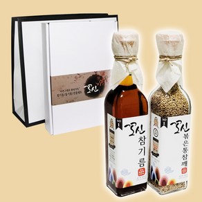 국산- 꼬신 통참깨100% 참기름180ml+복음참깨90g 고급선물세트, 국산고급-참기름180ml+복음참깨90g, 180ml, 1개