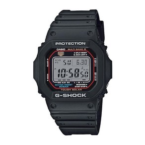 Casio 남성용 지-샥 쿼츠 시계 레진 스트랩 블랙 20 GWM5610-1