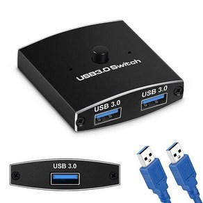 USB 3.0 스위치 선택기 양방향 공유기 프린터 키보드 마우스 5Gbps 2 in 1 Out, [02] B, 02 B, 02 B