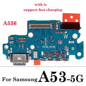 USB 충전기 포트 및 메인 마더 보드 플렉스 케이블 삼성 갤럭시 A32 5G 도크 커넥터