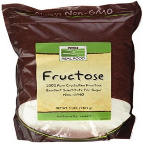 NOW Foods Fuctose Fuit Suga - 3 lb NOW Foods 과당 과일 설탕 3파운드, 1.36kg, 1개