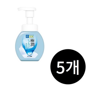 하다라보 고쿠쥰 히알루론산 거품 세안제 본품, 160ml, 5개