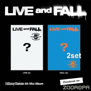 [예판2종세트] Xdinay Heoes 엑스디너리 히어로즈 LIVE and FALL 5집 포토북 미니앨범