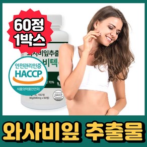 와사비잎 추출물 와사비 잎 이소비텍신 소우코우