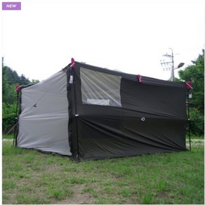 MZ 큐브 UL 쉘터V2 캠핑 낚시 4인 6인 8인용 쉘터, MZ UL4 V2(2X2.4X1.4m), 블랙