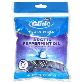 1+1 Oal-B Glide Floss Picks Actic Peppemint Oil, 2개