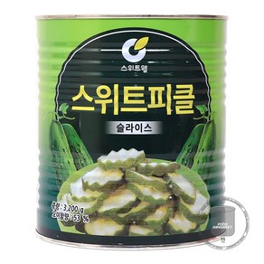 푸드올마켓_ 스위트웰 스위트피클 슬라이스 3.2kg /오이피클, 1개