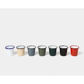 FALCON ENAMELWARE 팔콘 에나멜웨어 법랑 미니 텀블러 높이 6cm 용량 124ml, 그레이, 1개