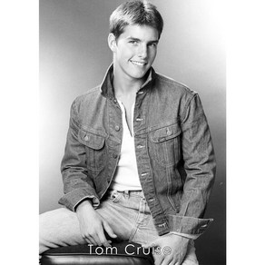 조이포스터 TBM-514 톰 크루즈 Tom Cruise 영화 포스터 브로마이드 흑백 셀럽 배우