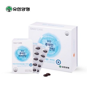 유한양행 루테인 지아잔틴 500mg 120캡슐+60캡슐 6개월분10 + 사은품 메리골드꽃 황반 눈 건강 영양제 토코페롤 비타민 베타카로틴 대두레시틴 밀납 아연 마리골드꽃 식약처인증, 180정, 1개