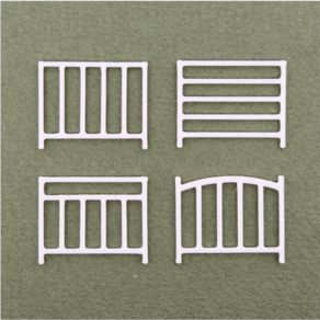 울타리 난간 4종 건축모형 가구모형 1:500 1:400 1:300 1:250 1:200 1:150 1:100 1:75 1:60 1:50 1:40 1:30 1:25 (N_085), 세로형, 1개