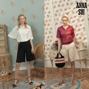 [런칭가 39000원]안나수이(ANNA SUI) 하트랜드 레이스 하프팬츠 1종 단품