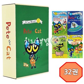 [힐링책방] 국내 1일 배송 I Can Read Pete The Cat 피트더캣 32권 최신판 세트 초등 필수 영어 원서 아이캔리드 음원 제공