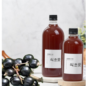 바른뜰 애사비 국내산 자연발효 수제식초 아로니아, 1개, 1L