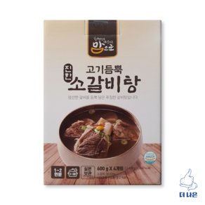 도야지식품 맘으로 고기듬뿍 진한 소갈비탕, 600g, 4개