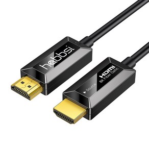 햅시 8K UHD HDMI 2.1 AOC 광 케이블, 2m, 1개