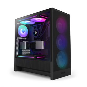 NZXT H5 Flow RGB V2 컴퓨터 PC 케이스 (매트 블랙), 1