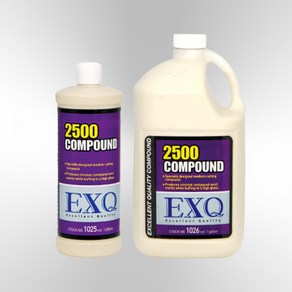 이엑스큐 2500방 컴파운드 EXQ 2500 COMPOUND SN1025(1L) 1차 2차 컴파운드 동시작업 연마 및 광택 제공, 1개, SN1025