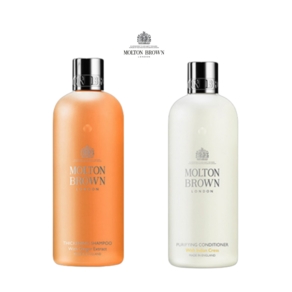 MOLTON BROWN 몰튼브라운 씨크닝 샴푸 위드 진저 익스트랙트&퓨리파잉 컨디셔너 위드 인디안 크레스 가는 모발용 Shampoo&Conditioner