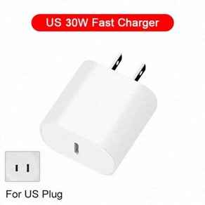 Apple Original Quick 30W USB Type C 충전기 For iPhone 14 13 12 11 Pro Max SE Mini X XS XR 6 7 8 Plus