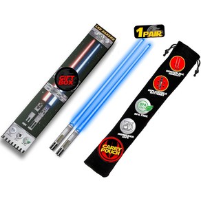 LIGHTSABER CHOPSTICKS LIGHT UP STAR WARS LED Glowi 광선검 젓가락 라이트 업 스타워즈 LED 빛나는 광선 세이버 젓가락 재사용 가능한 스시, 1개, Blue, LIGHTSABER CHOPSTICKS LIGHT U