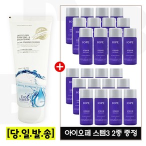 에코 마린콜라겐 클렌징 폼 구매시 아이오페 샘플 스템3 스킨+로션2종 각 15ml x12개 (25년이후/ 한정수량), 1개