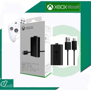 XBOX MS 정품 배터리팩 엑박패드 조정기 컨트롤러 충전용 배터리 충전지+C타입 케이블 새제품