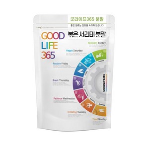 굿라이프365 서리태 볶은 검은콩 가루 분말 국산, 500g, 1개